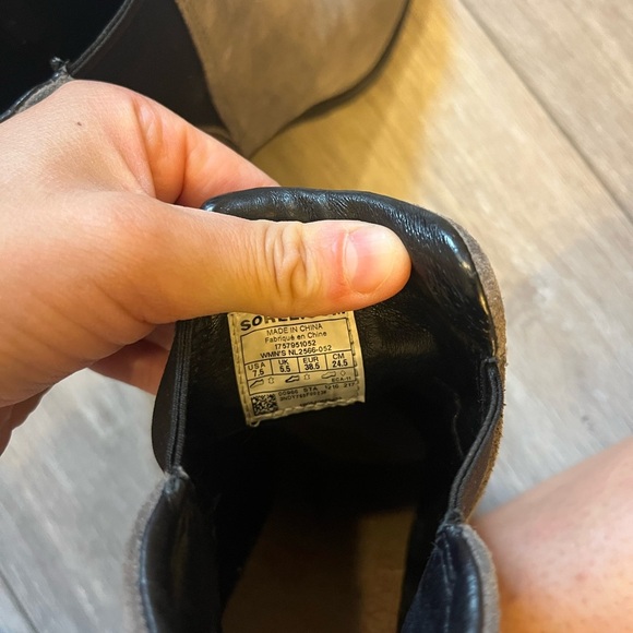 Sorel Women's Suede After Hours Chelsea Wedge Boot 7.5 - Picture 12 of 14